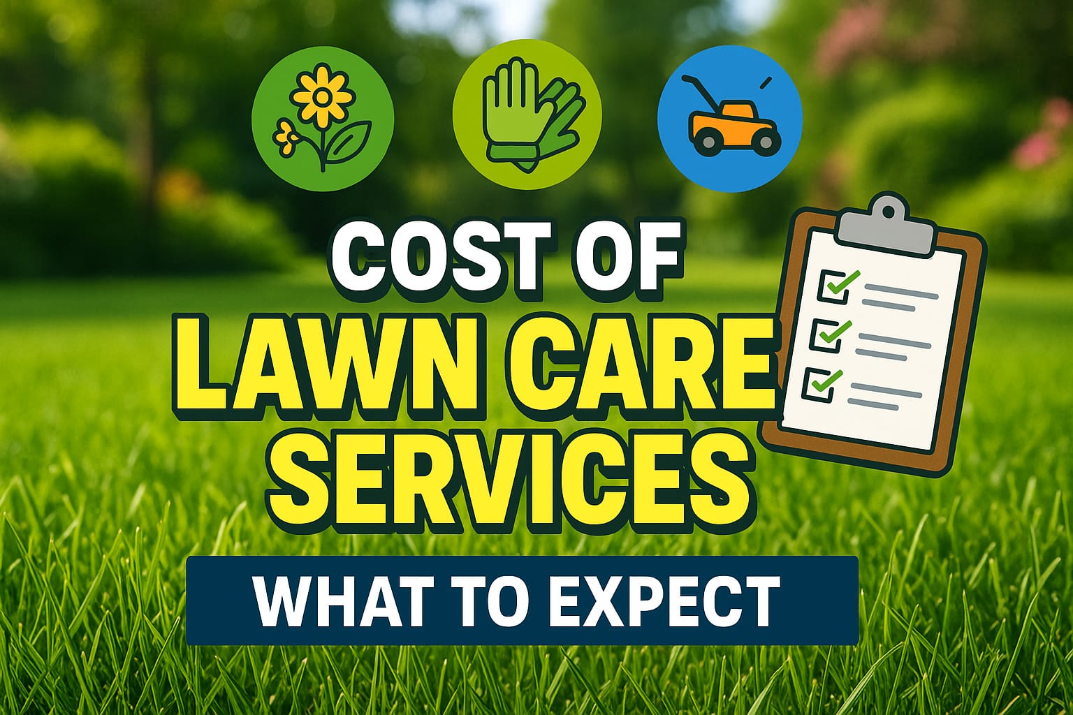 Cost of Lawn Care Services: What to Expect - lawn care blog header image