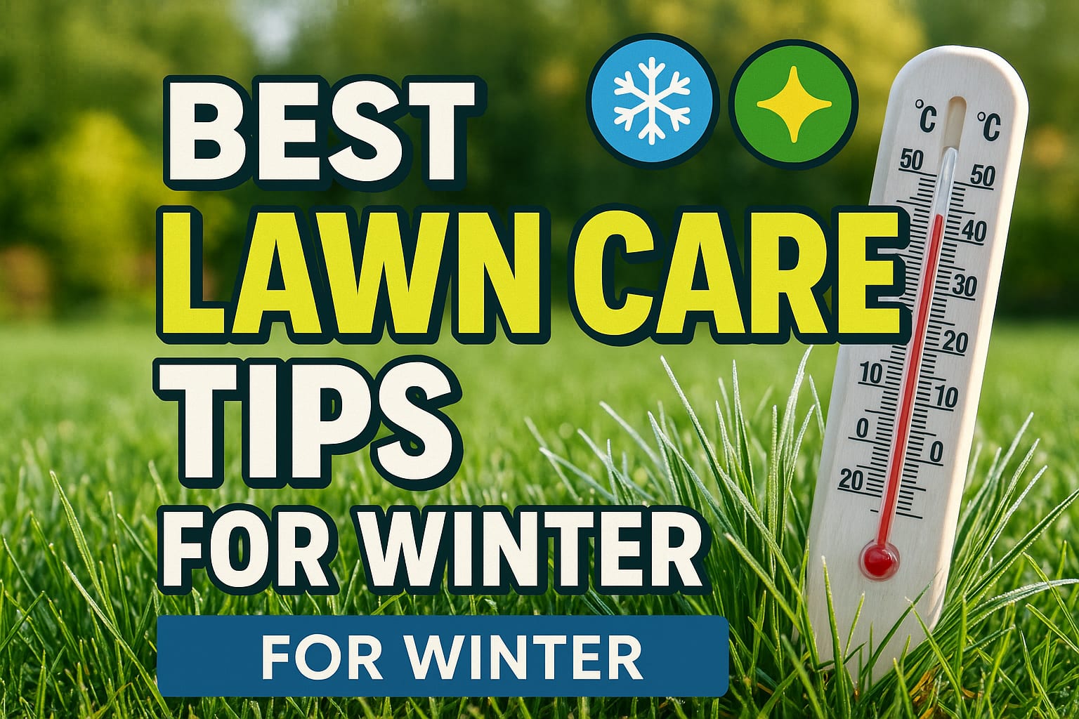 Best Lawn Care Tips For Winter - lawn care blog header image