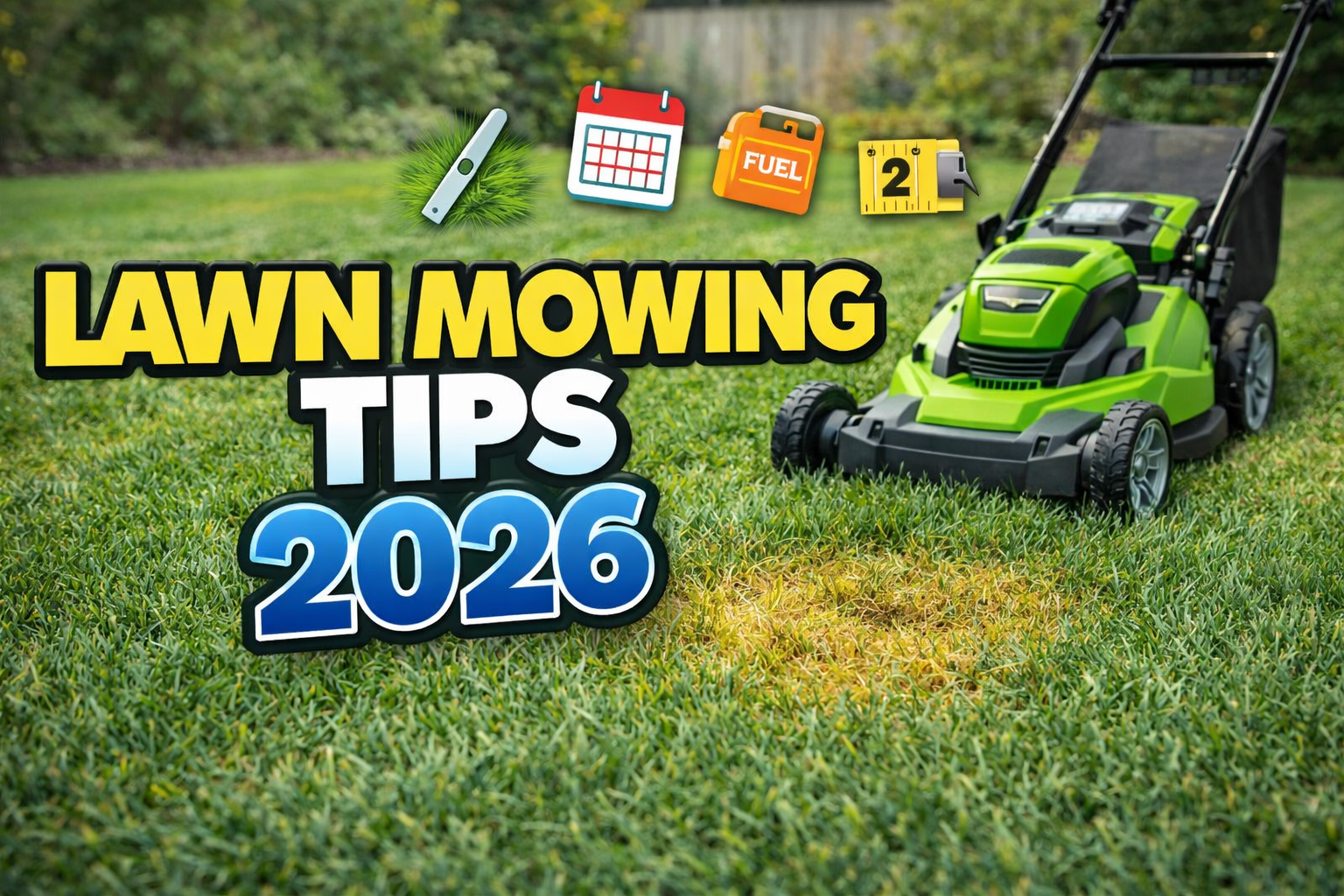 Lawn Mowing Tips 2026