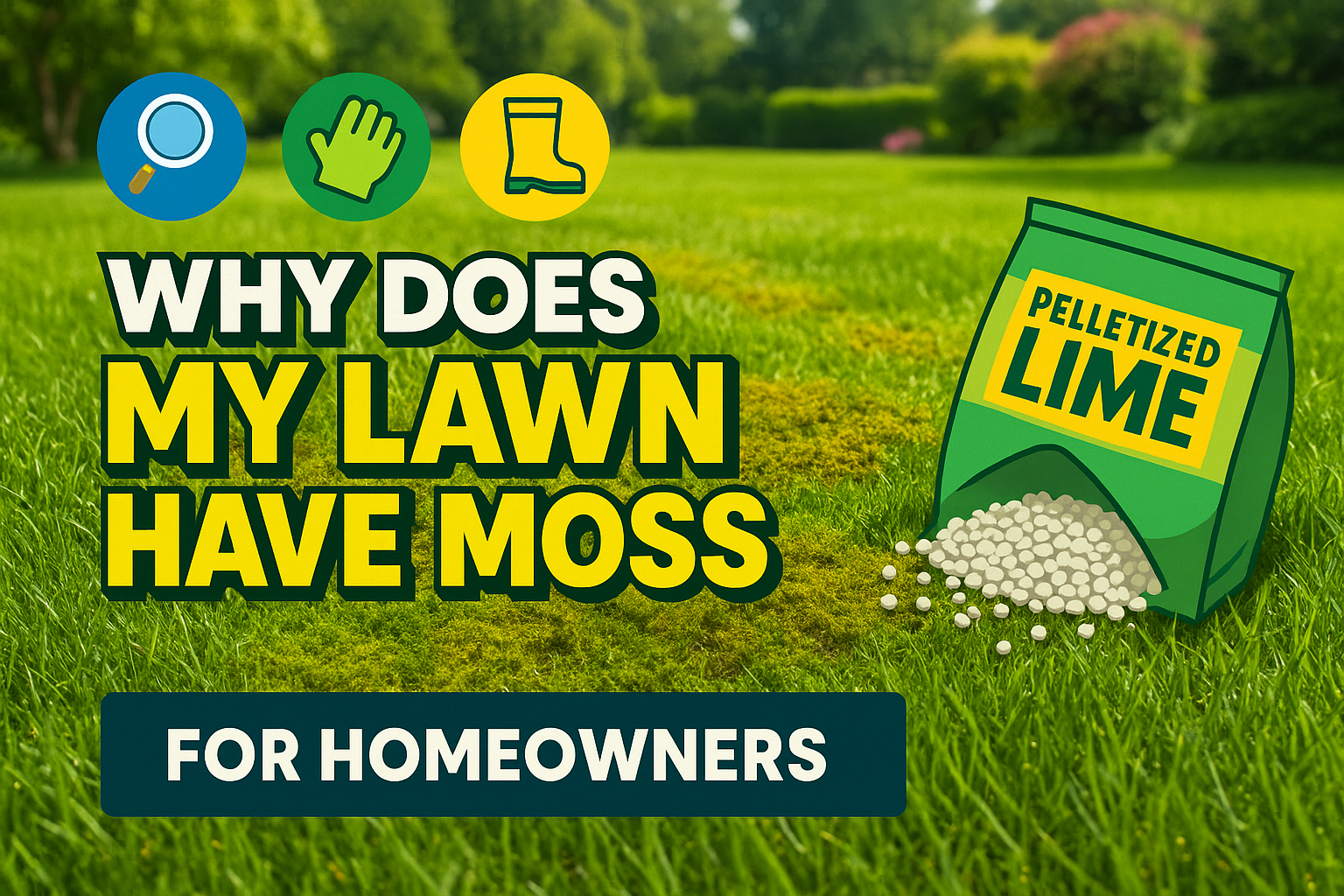 Why Does My Lawn Have Moss - lawn care blog header image