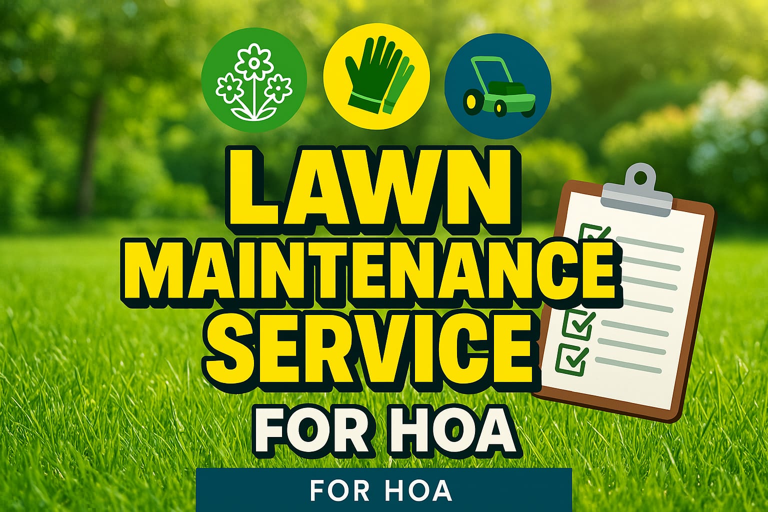 Lawn Maintenance Service For Hoa - lawn care blog header image