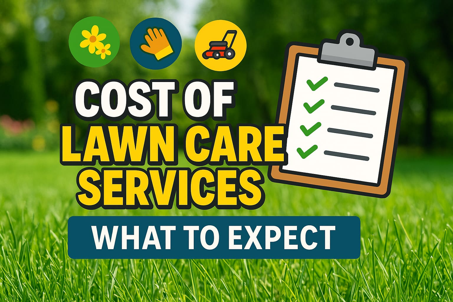 Cost of Lawn Care Services: What to Expect - lawn care blog header image