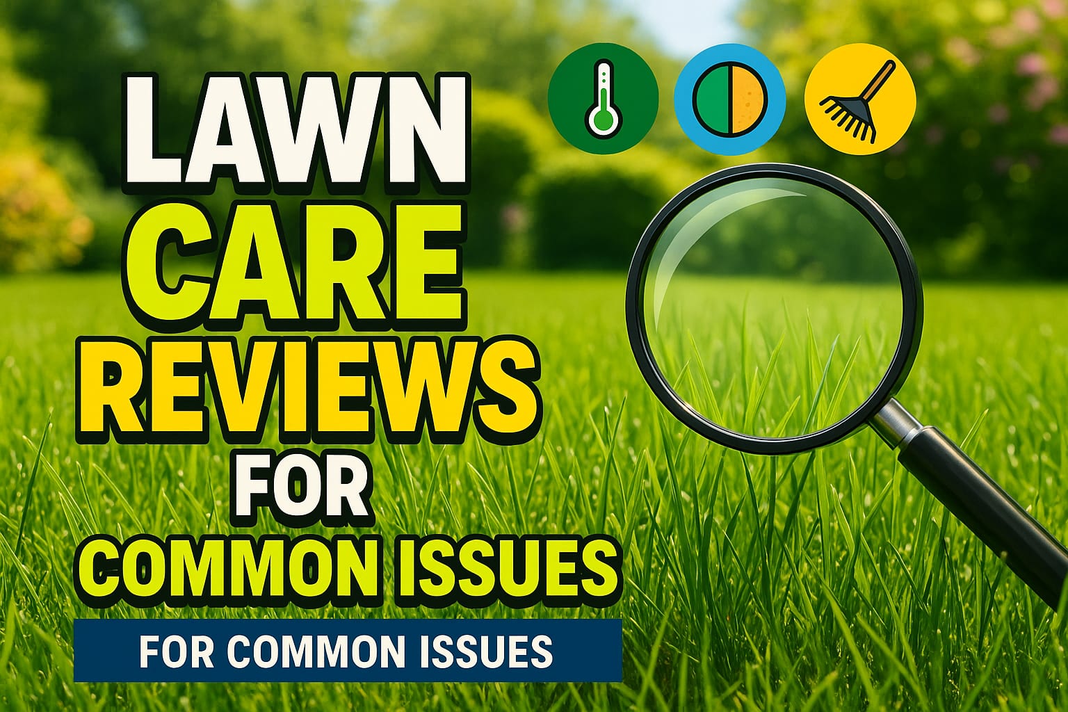 Lawn Care Reviews For Common Issues - lawn care blog header image