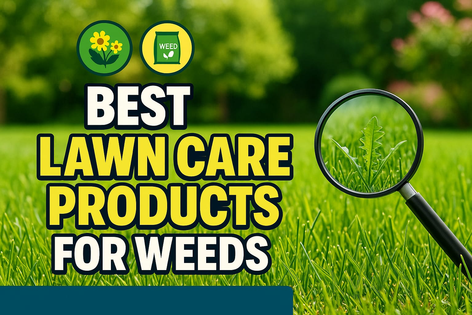 Best Lawn Care Products For Weeds - lawn care blog header image