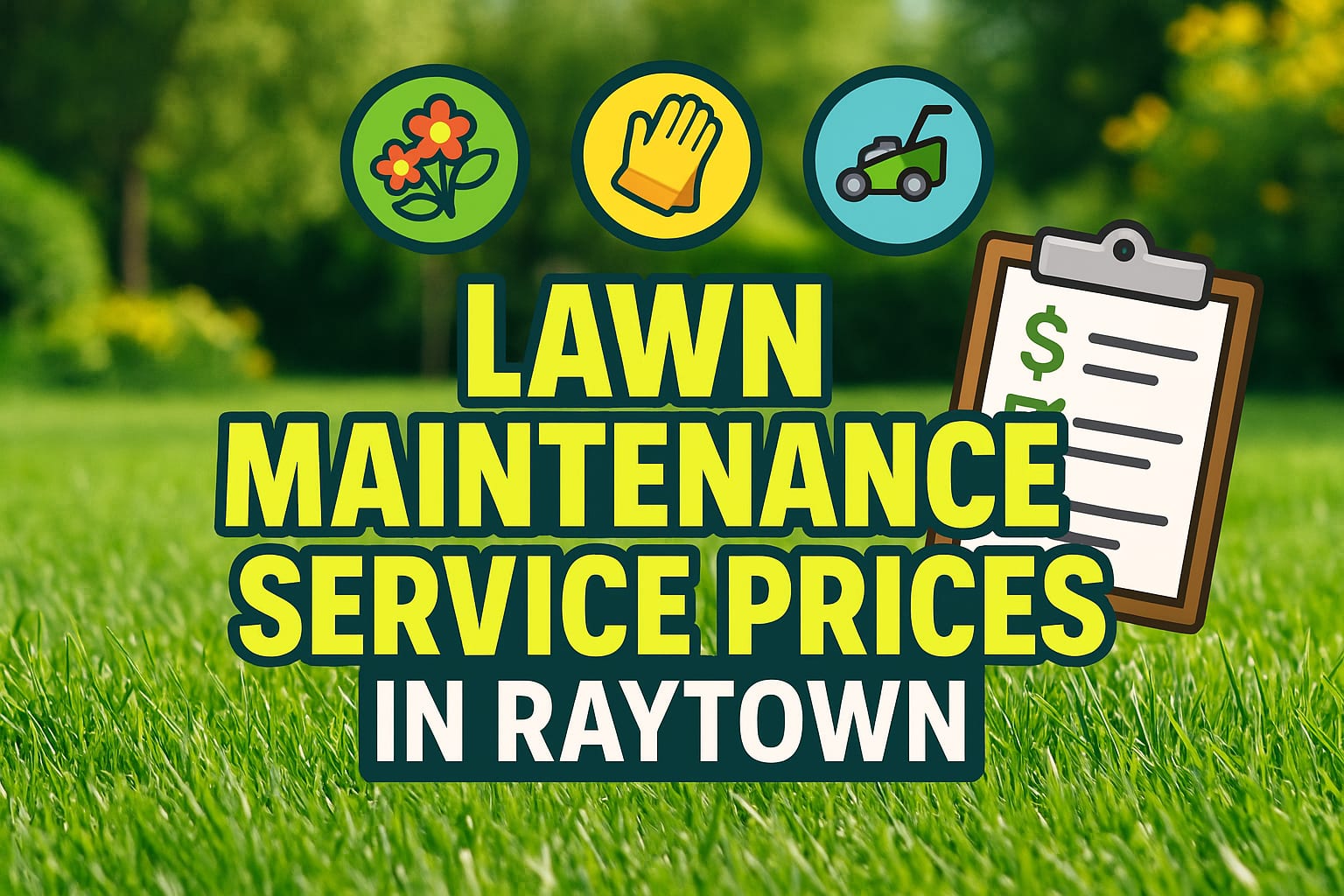 Lawn Maintenance Service Prices In Raytown - lawn care blog header image