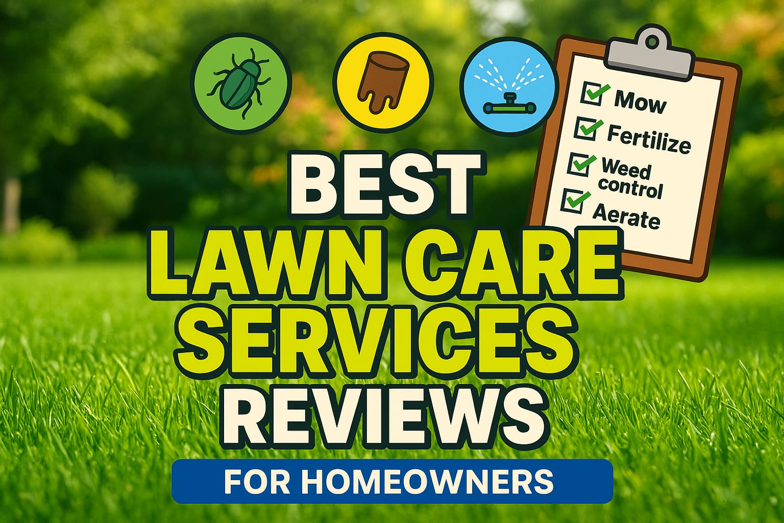 Best Lawn Care Services Reviews - lawn care blog header image