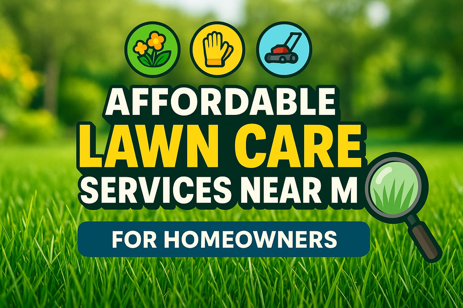 Affordable Lawn Care Services Near Me - lawn care blog header image