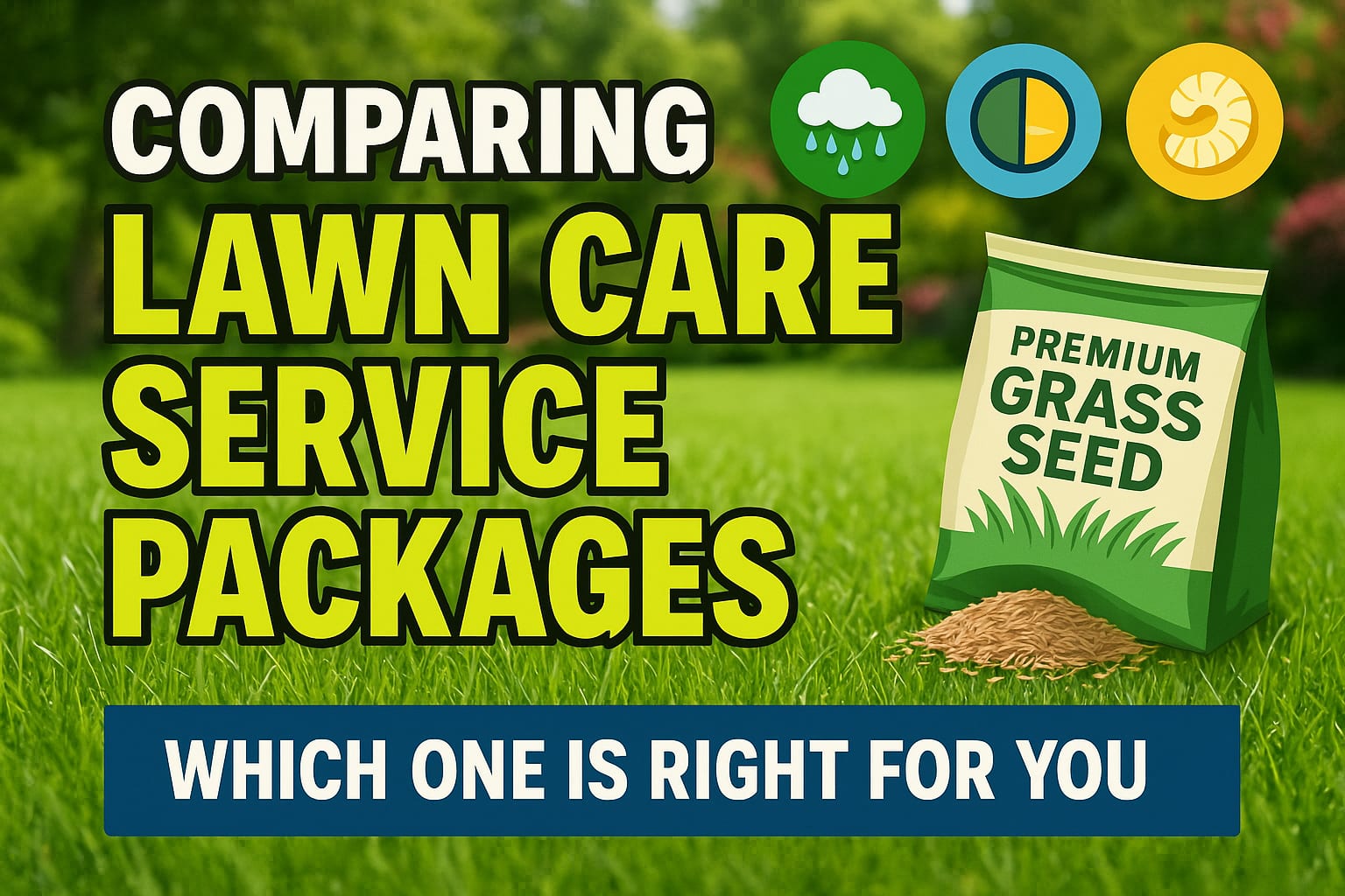 Comparing Lawn Care Service Packages: Which One is Right for You? - lawn care blog header image